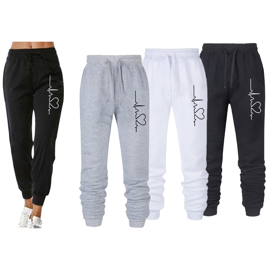 Women's Heartbeat Joggers Sweatpants Women's Loungewear - DailySale