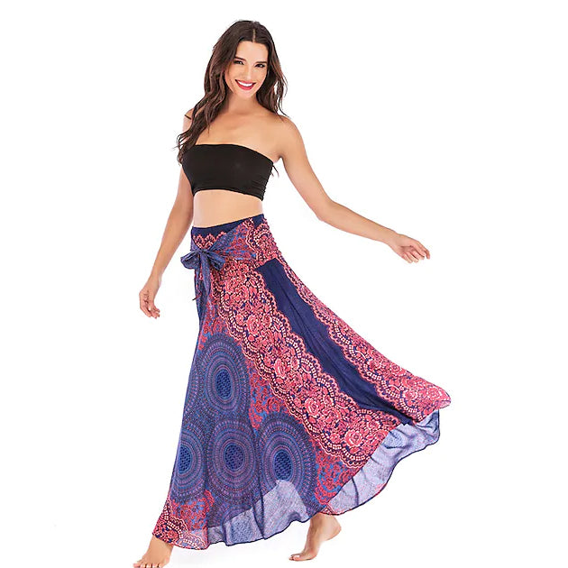 Women's High Waist Yoga Skirt Gypsy Dress Women's Dresses - DailySale