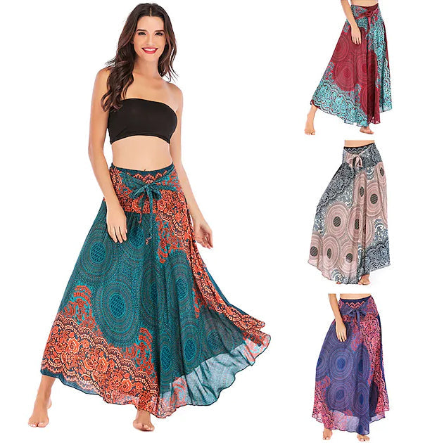 Women's High Waist Yoga Skirt Gypsy Dress Women's Dresses - DailySale