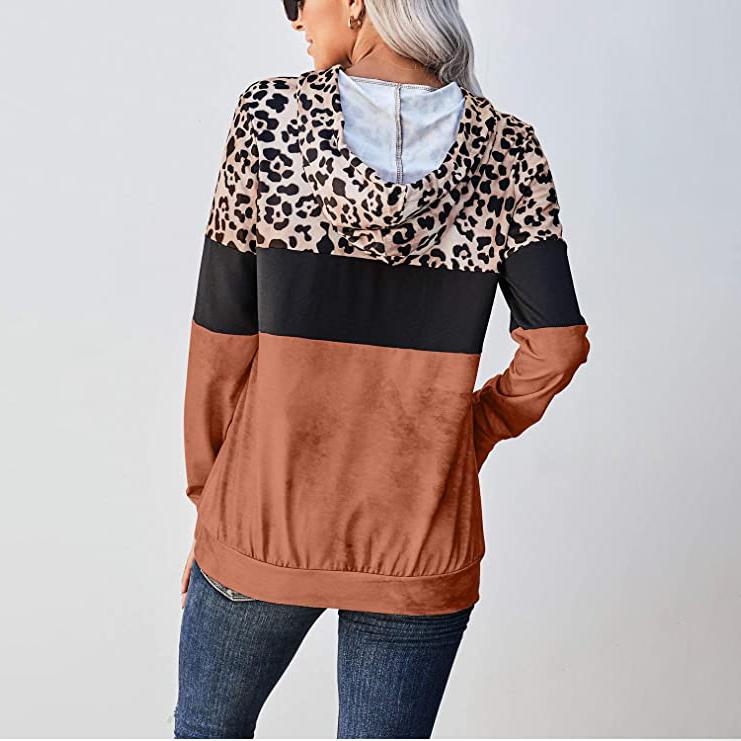 Women's Hoodie Sweatshirts Casual Animal Print