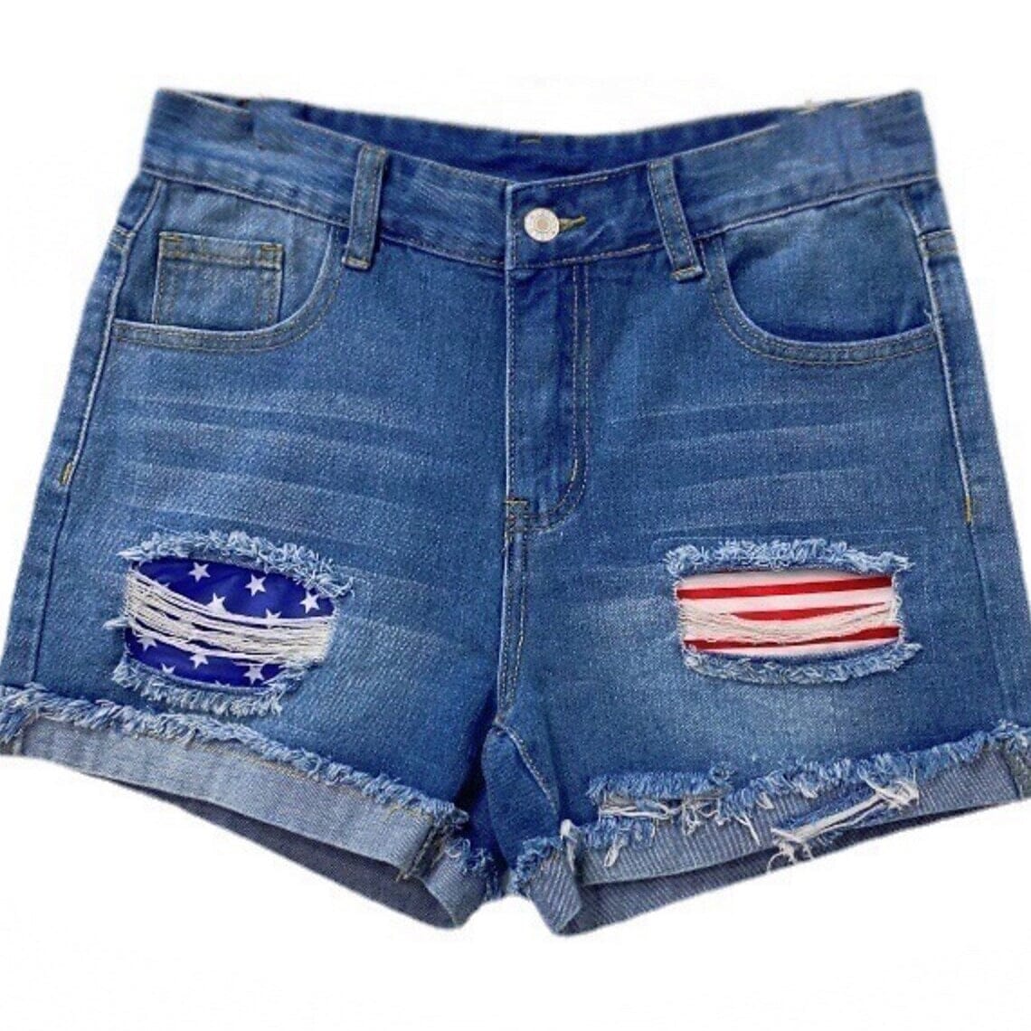 Women's Jeans Shorts Independence Day Denim Women's Bottoms - DailySale