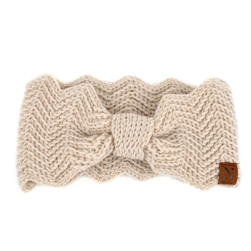 Women's Knotted Knit Winter Head Band Women's Apparel Beige - DailySale