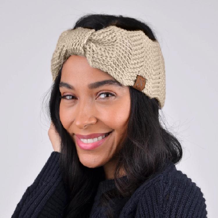 Women's Knotted Knit Winter Head Band Women's Apparel - DailySale