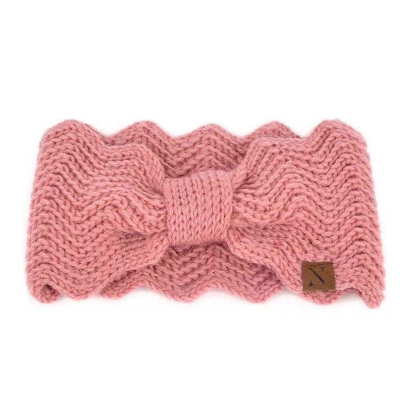 Women's Knotted Knit Winter Head Band Women's Apparel Pink - DailySale