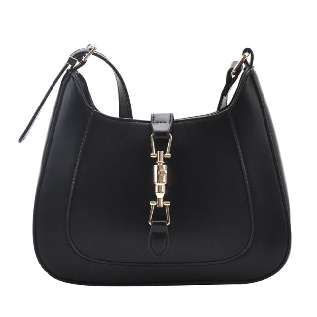 Womens Leather Crossbody Bag Bags & Travel Black - DailySale