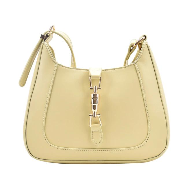 Womens Leather Crossbody Bag Bags & Travel Light Yellow - DailySale
