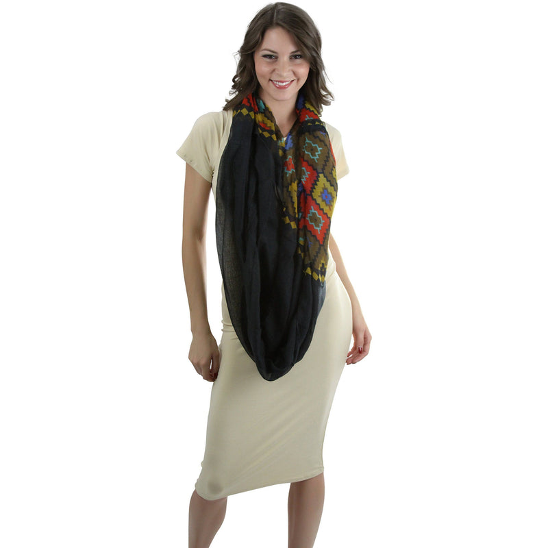 Women's Lightweight Infinity or Shaw Wrap Scarves