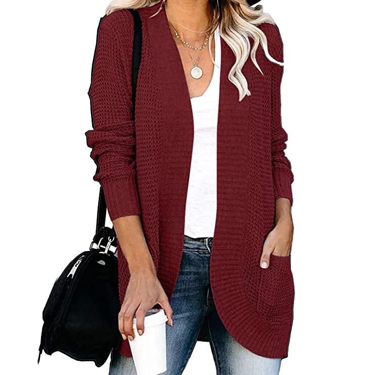 Women's Long Sleeve Knit Cardigan Sweater