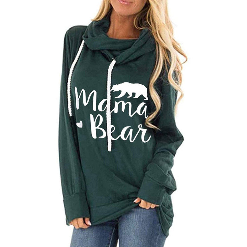 Women's Long Sleeve Sweatshirt Women's Clothing Green S - DailySale