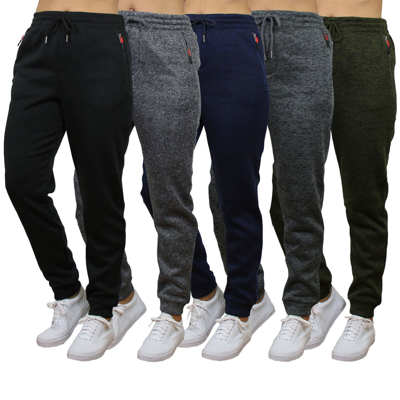 Coney Island Boy' Sweatpants – 4 Pack Active Fleece Jogger Pants