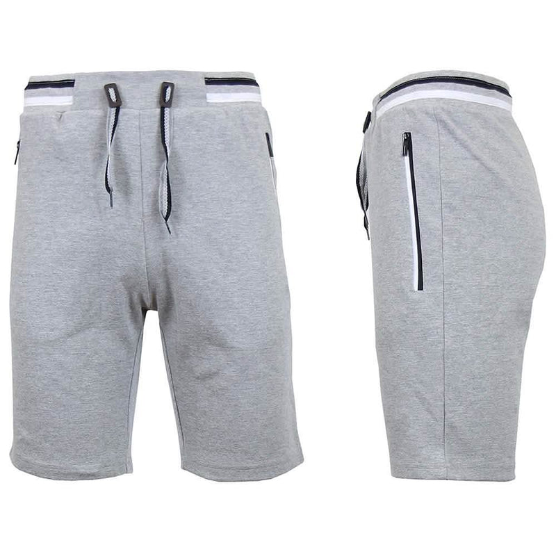 Women's Lounge Tech Jogger Shorts with Zipper Side Pockets Women's Apparel Heather Gray S - DailySale