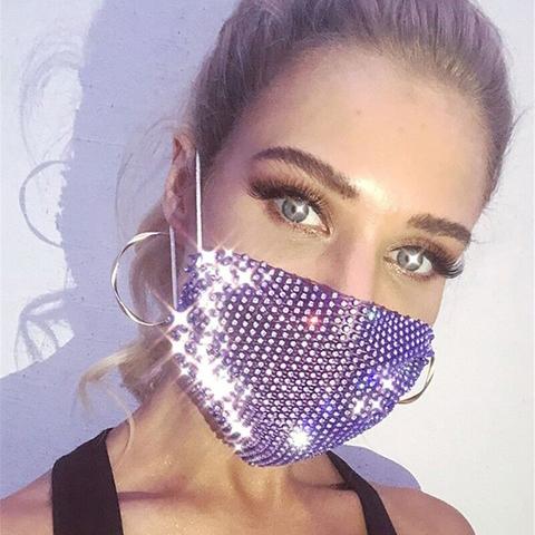 Women's Net Sun Diamond Mask Face Masks & PPE - DailySale