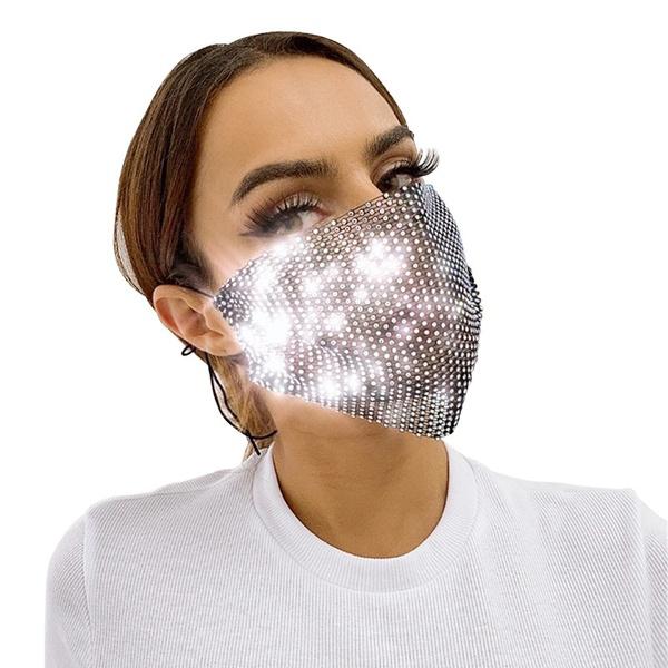 Women's Net Sun Diamond Mask Face Masks & PPE - DailySale
