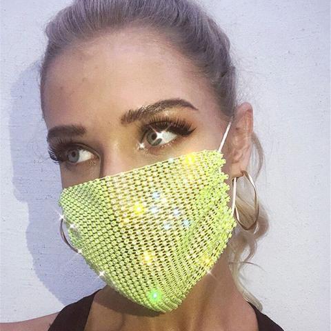 Women's Net Sun Diamond Mask Face Masks & PPE - DailySale