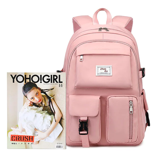 Women's Oxford Fabric Adjustable Large Capacity Backpack Bags & Travel - DailySale