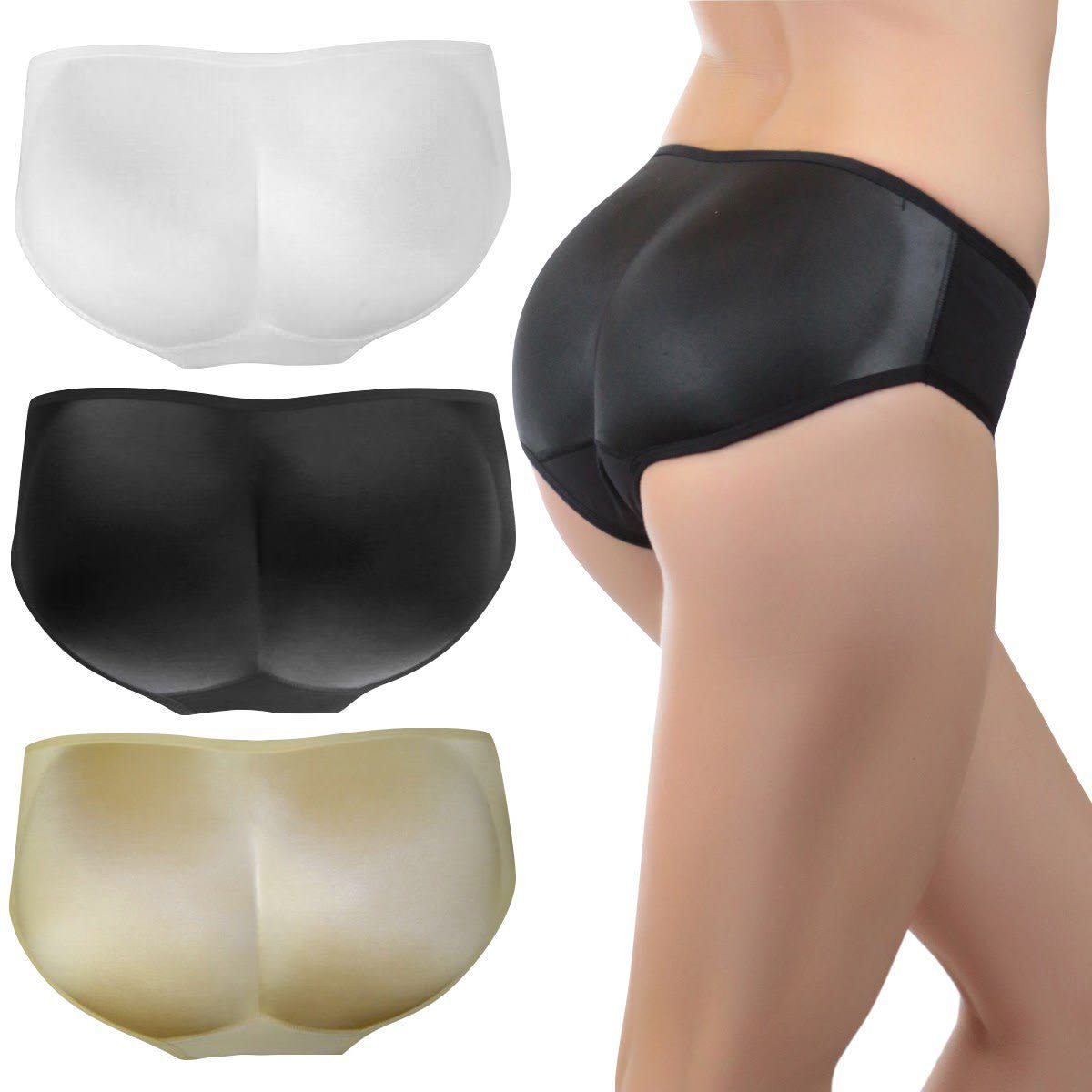 Women's Padded Panty Brief Instant Butt Booster Women's Clothing - DailySale