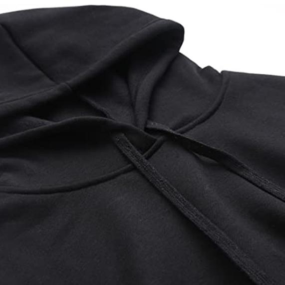 Women's Pullover Fleece Drop Shoulder Striped Hoodie Women's Tops - DailySale