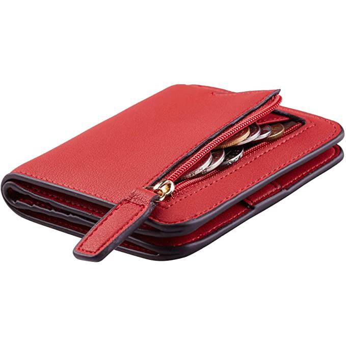 Women's RFID Blocking Mini Purse Women's Shoes & Accessories Red - DailySale