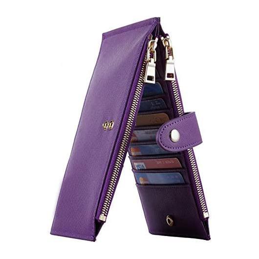 Women's RFID Blocking Wallet Bags & Travel Purple - DailySale