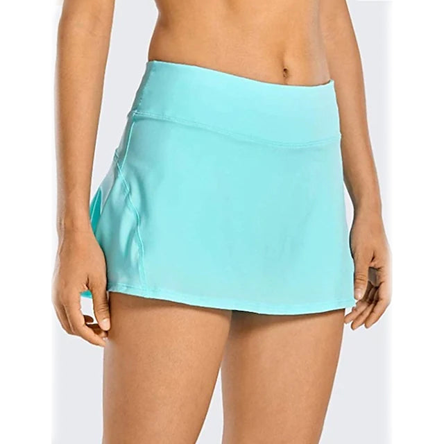 Women's Running Skirt Sport Short Women's Bottoms Sky Blue S - DailySale