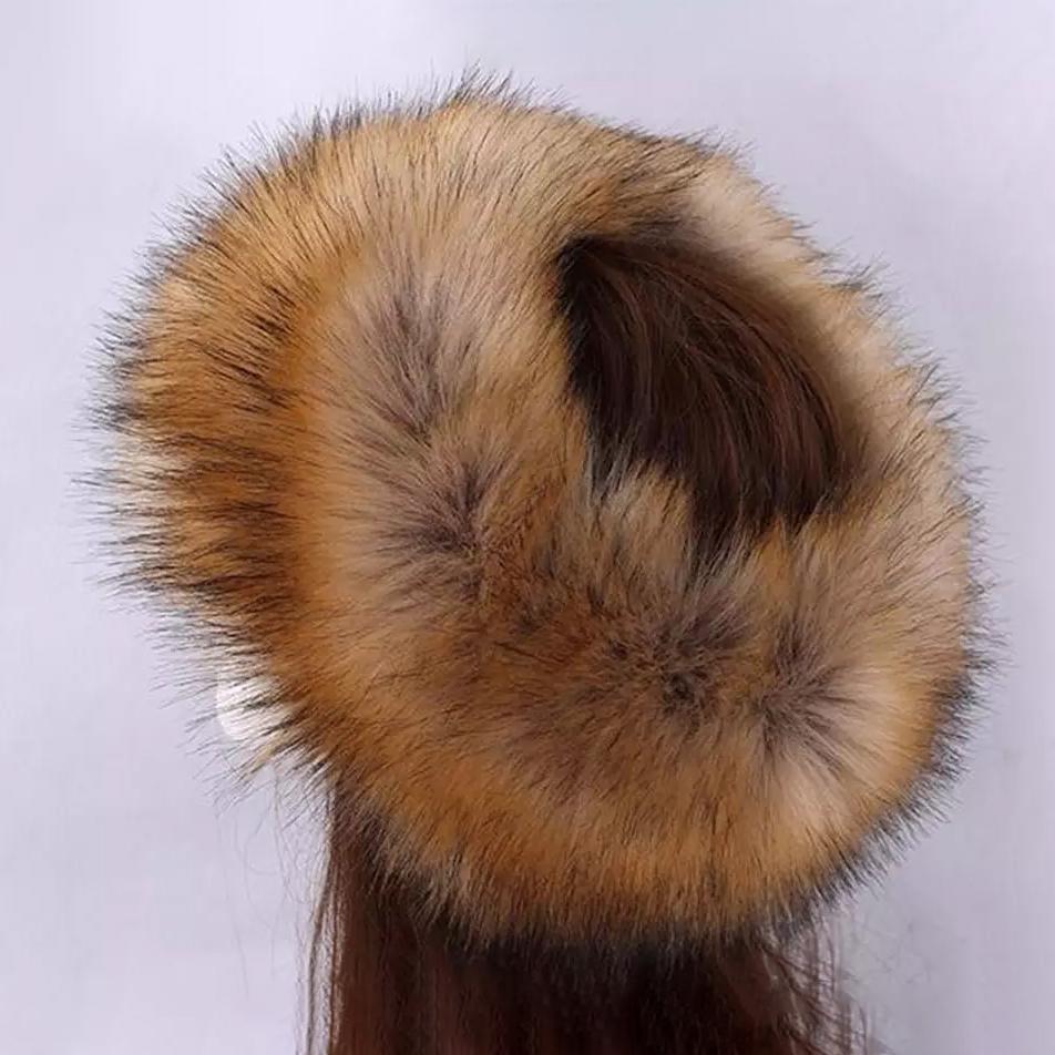 Women's Russian Faux Fluffy Fox Fur Hat Women's Shoes & Accessories - DailySale