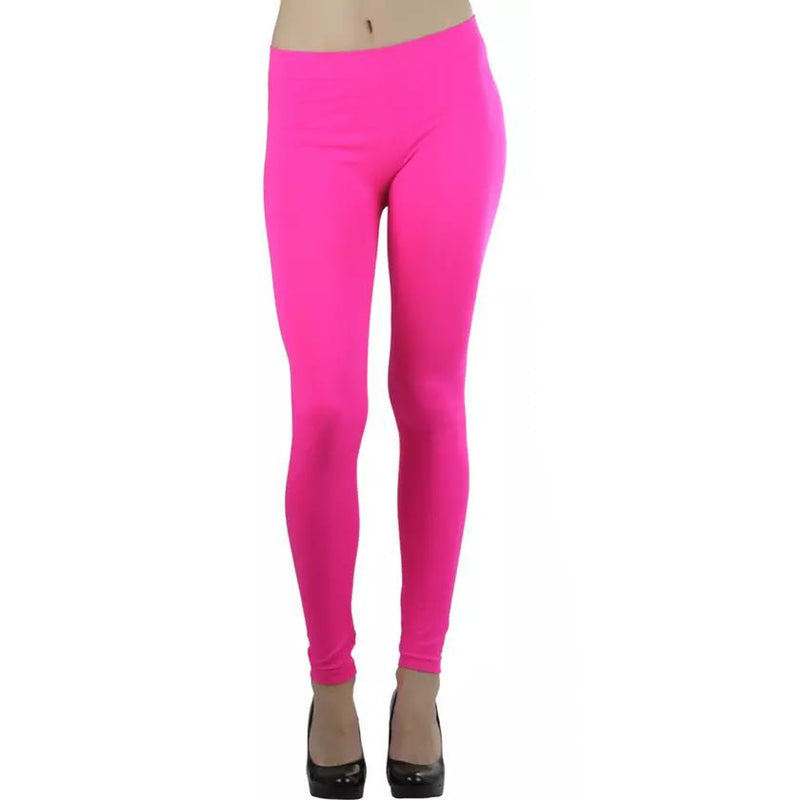 Women's Seamless Ankle Length Leggings Women's Clothing Hot Pink - DailySale