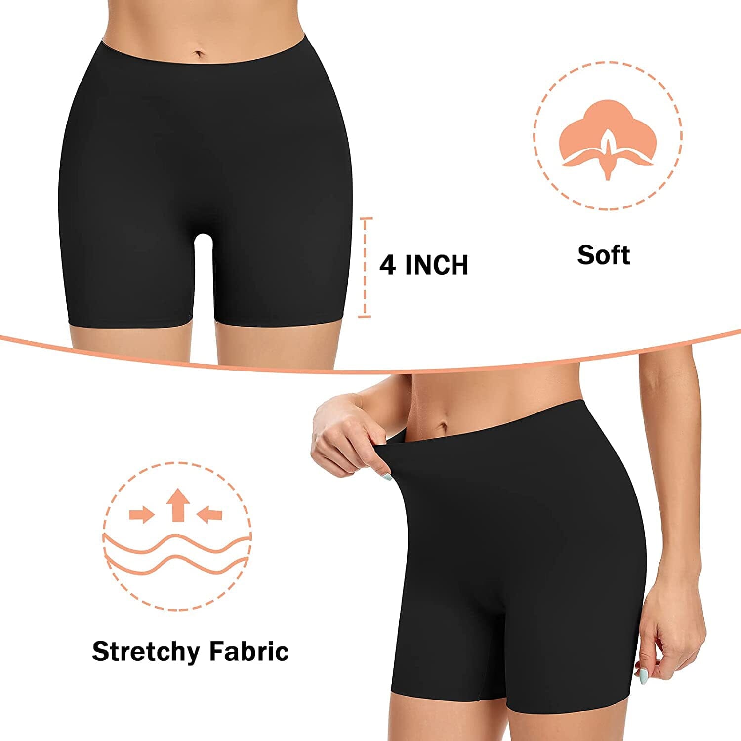 Womens Seamless Shaping Shorts Women's Swimwear & Lingerie - DailySale