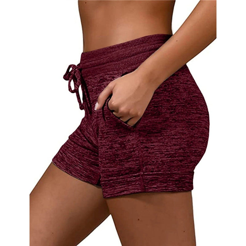 Women's Shorts Cotton Blend Women's Bottoms Burgundy S - DailySale