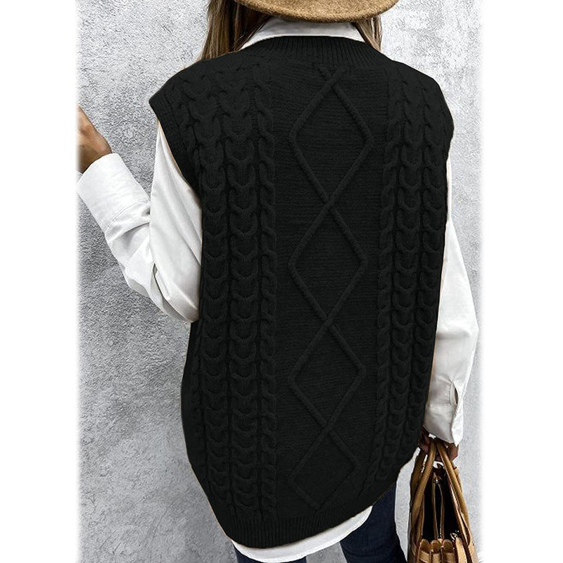 Women's Sleeveless Sweater Vest Top Women's Tops - DailySale