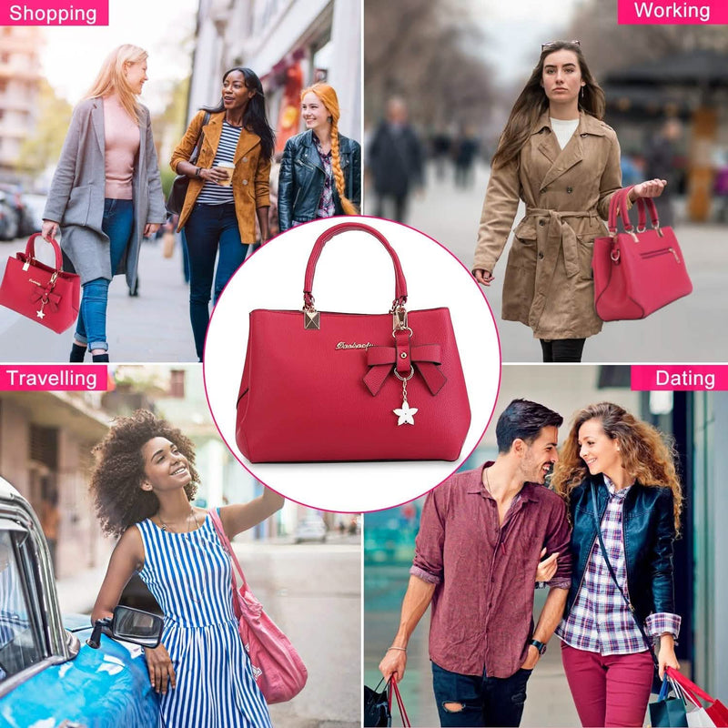 Women’s Soft Leather Handbag Tote Shoulder Crossbody Bag Bags & Travel - DailySale