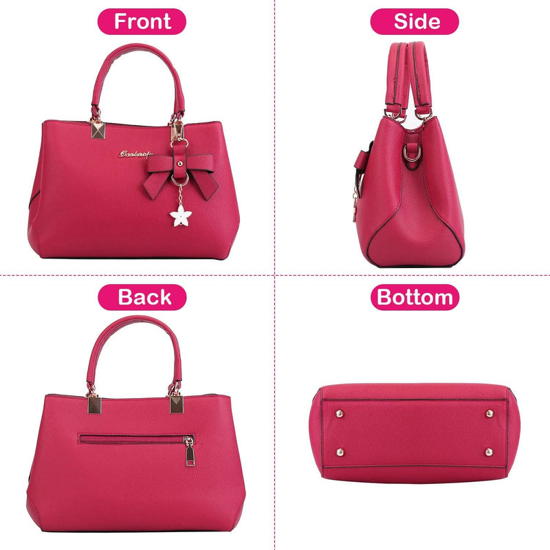 Women’s Soft Leather Handbag Tote Shoulder Crossbody Bag Bags & Travel - DailySale