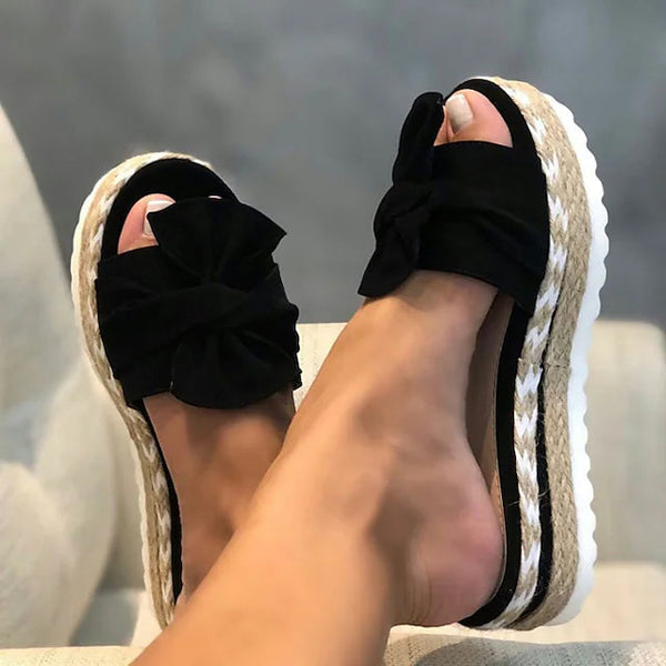Women's Summer Casual Platform Sandals Women's Shoes & Accessories Black US5.5 - DailySale