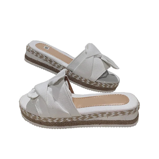 Women's Summer Casual Platform Sandals Women's Shoes & Accessories White US5.5 - DailySale