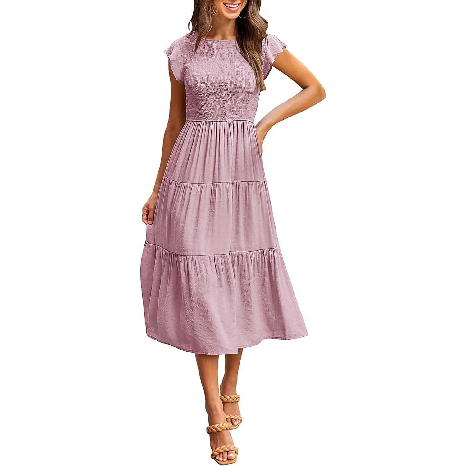 Women's Summer Casual Tiered A-Line Dress Women's Summer Casual Tiered A-Line Dress