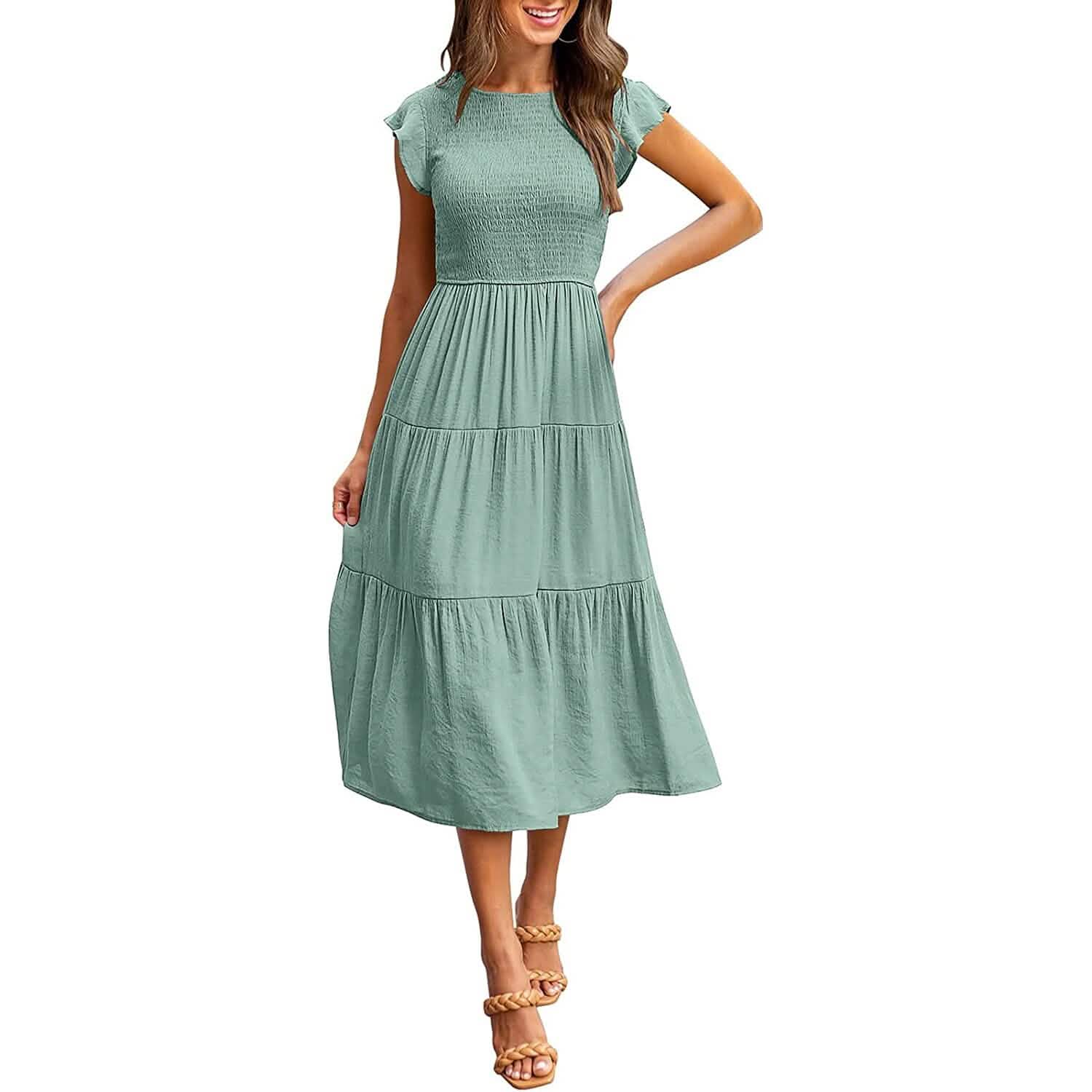 Women's Summer Casual Tiered A-Line Dress Women's Summer Casual Tiered A-Line Dress