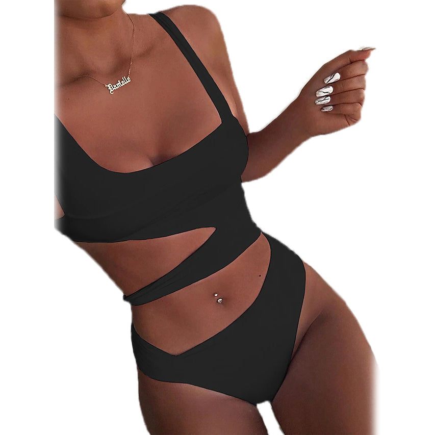 Women's Swimwear One Piece Bikini Swimsuit Women's Swimwear & Lingerie Black S - DailySale