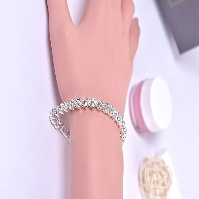 Women's Tennis Crystal Bracelet Bracelets - DailySale