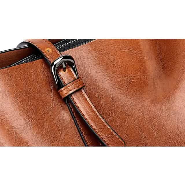 Women's Tote Shoulder Bag PU Leather Bags & Travel - DailySale