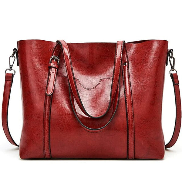Women's Tote Shoulder Bag PU Leather Bags & Travel Wine - DailySale