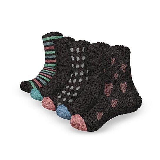 Warm Plush and Cozy Crew Socks