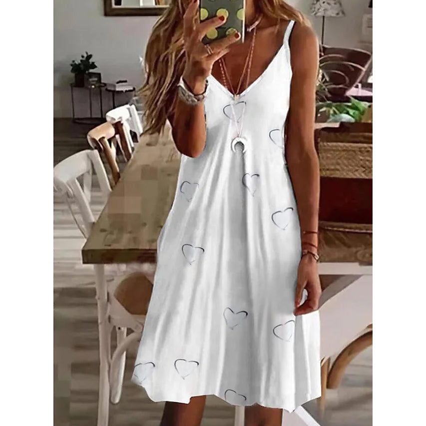 Women's V-Neck Casual Sling Dress Women's Dresses - DailySale