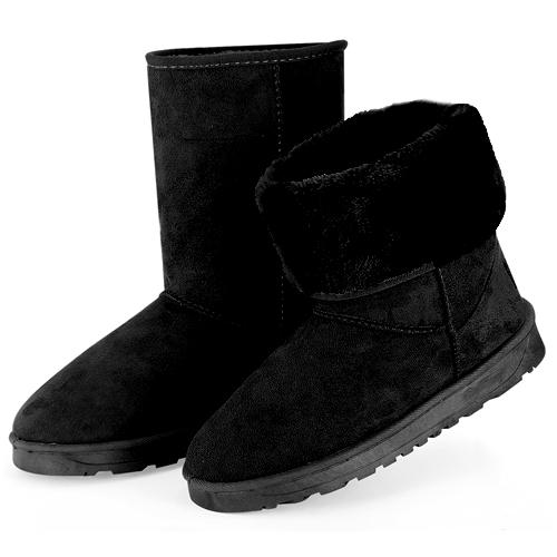 Women's Waterproof Snow Boots Women's Clothing Black 5 - DailySale