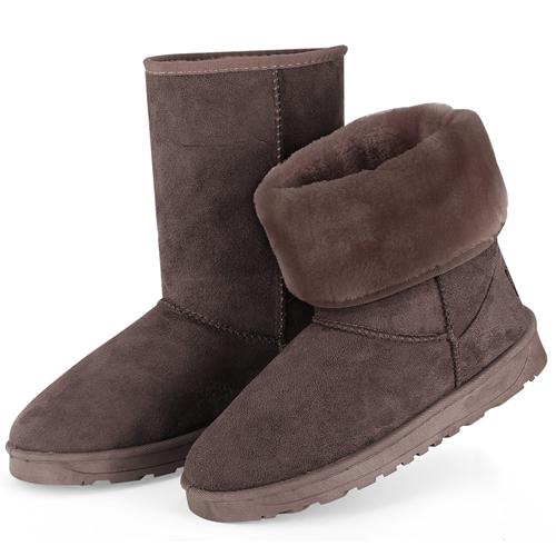 Women's Waterproof Snow Boots Women's Clothing Chocolate 5 - DailySale