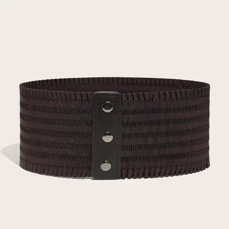 Wide elastic sales belts for dresses