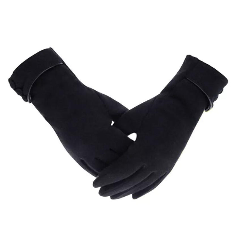 Women's Winter Warm Gloves Women's Shoes & Accessories Black - DailySale