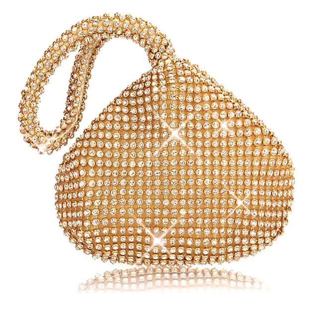 Women's Wristlet Glitter Shine Party Evening Bag Bags & Travel Gold - DailySale