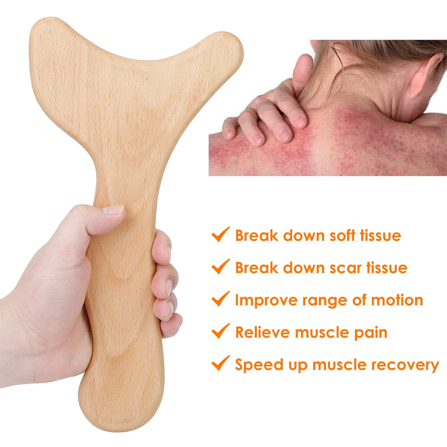 Wood Therapy Massage Tool Wellness - DailySale