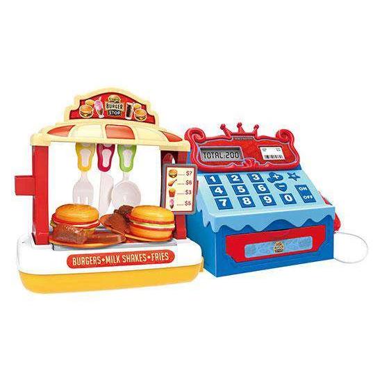 World Tech Toy Shop with Cash Register Playset Toys & Hobbies Burger Shop - DailySale
