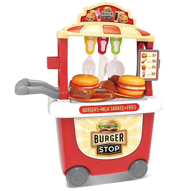 World Tech Toys Food Cart Playset Toys & Games Burger Cart - DailySale