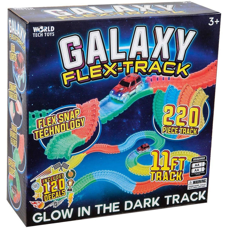 World Tech Toys Galaxy Flex-Track with LED Car Toys & Games - DailySale